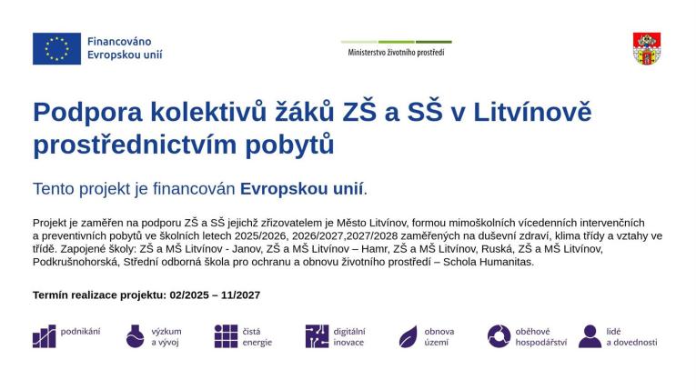 Informační leták k projektu pilíř 3 (3. část)